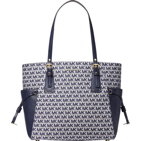 michael kors handbag large east west signature tote|signature voyager east west tote.